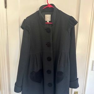 Erin fetherston for target - black heart detail -size large
